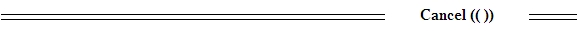 Equational Inference Cancel (( ))