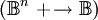 (\mathbb{B}^n\ +\!\to \mathbb{B})