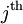 j^\text{th}\!