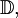 \mathbb{D},