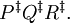 P^\ddagger Q^\ddagger R^\ddagger.