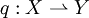 q&nbsp;: X \rightharpoonup Y