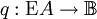 q&nbsp;: \operatorname{E}A \to \mathbb{B}