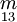 \underset{13}{m}