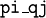 \texttt{pi\_qj}