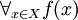 \forall_{x \in X} f(x)