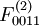 F_{0011}^{(2)}\!