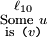 \begin{smallmatrix}
\ell_{10}
\\
\mathrm{Some} ~ u
\\
\mathrm{is} ~ \texttt{(} v \texttt{)}
\end{smallmatrix}