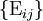 \{ \operatorname{E}_{ij} \}