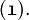 (\mathfrak{1}).
