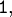 \texttt{1},