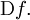 \operatorname{D}f.