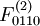 F_{0110}^{(2)}\!
