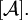 [\mathcal{A}].