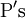 \operatorname{P}'\text{s}