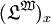 (\mathfrak{L}^\mathfrak{W})_x